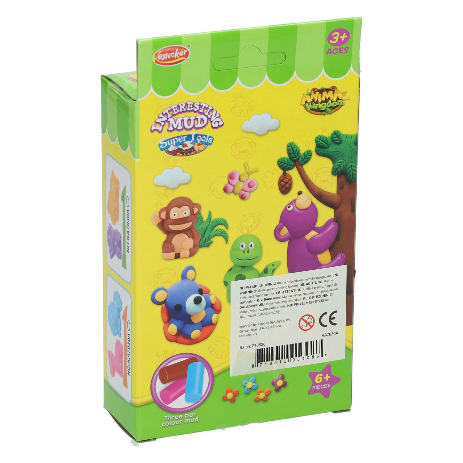 Kleiset met 2 Dierenvormen en 1 Tool