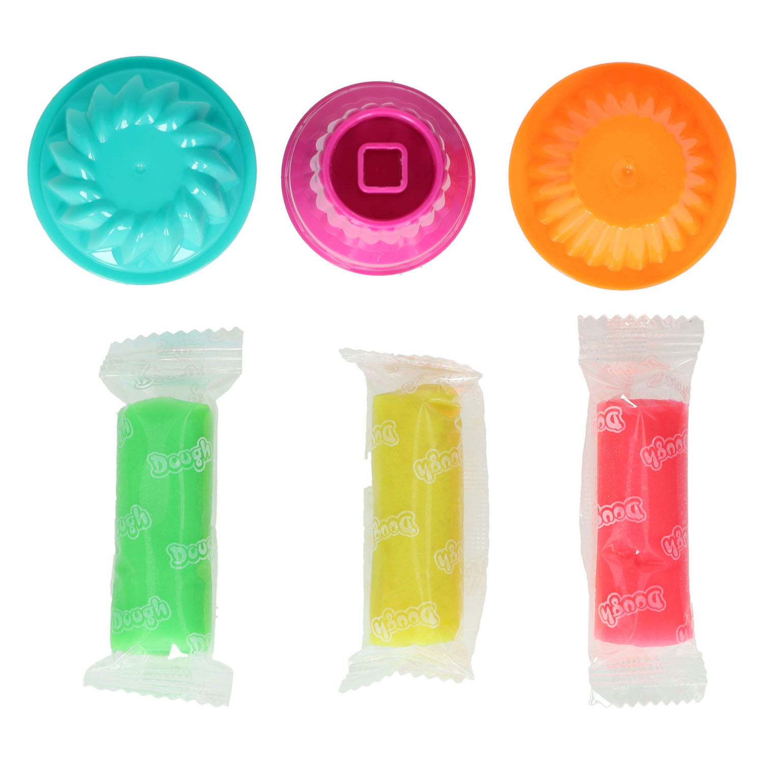 Tonset zur Eisherstellung – 3 Farben Ton – 6-tlg.