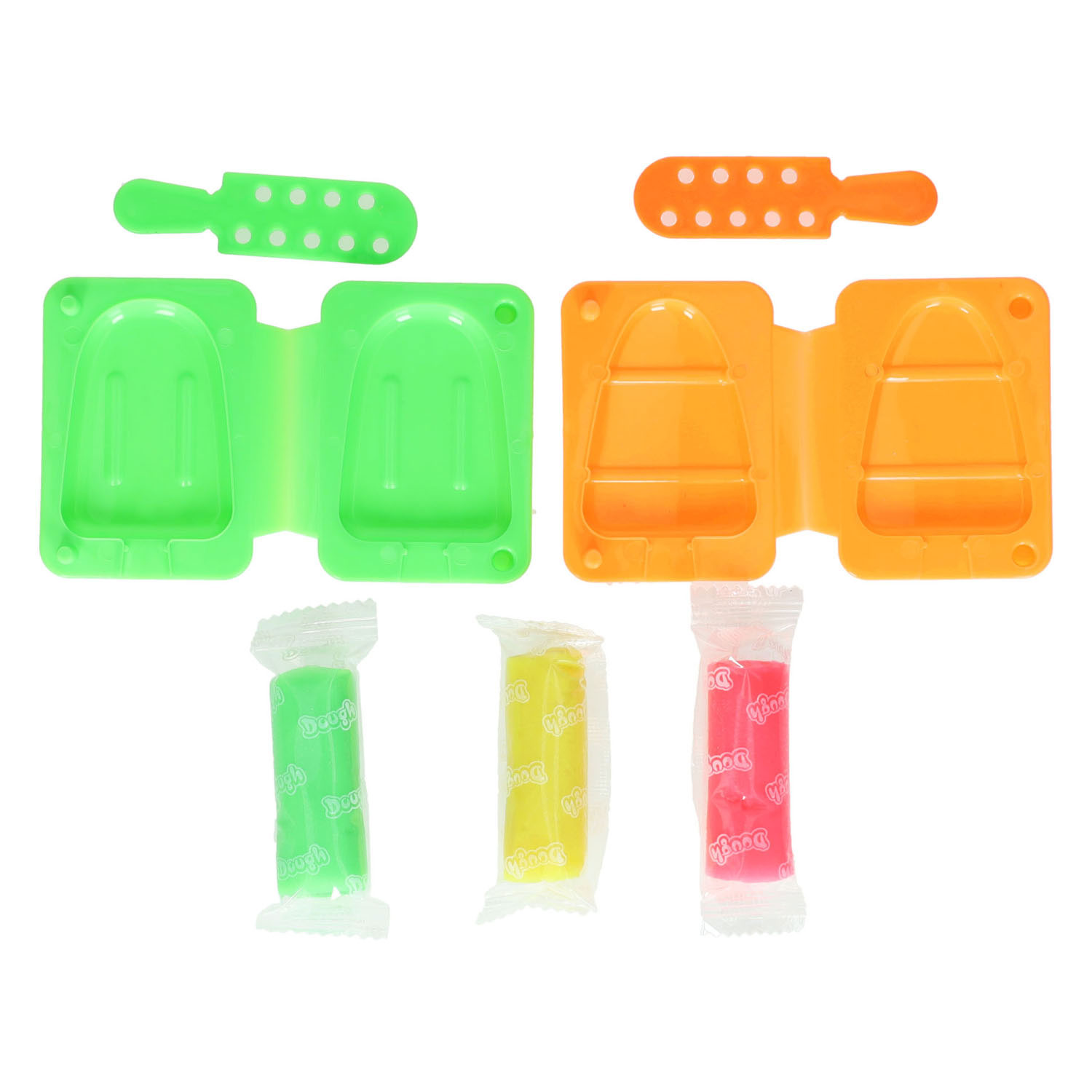 Tonset zur Eisherstellung – 3 Farben Ton – 6-tlg.