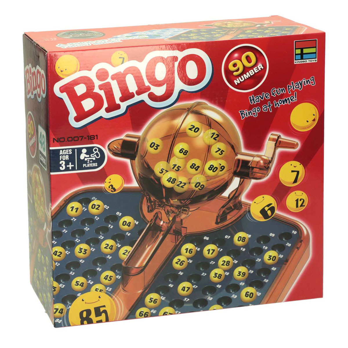 Bobine de bingo avec cartes