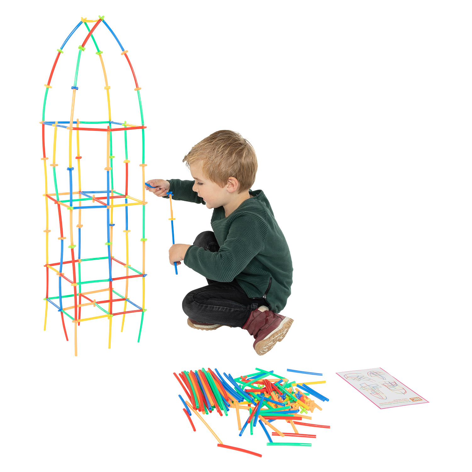 Tiges de construction Megaset, 1000 pcs.