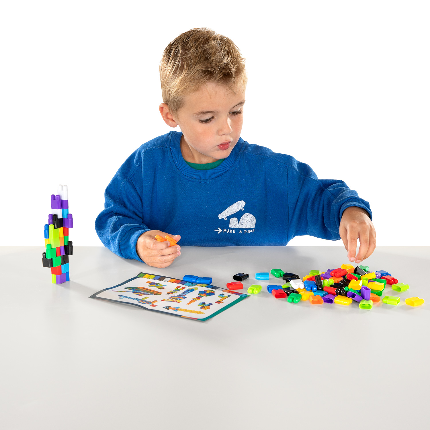 Blocs de construction, 156 pièces.
