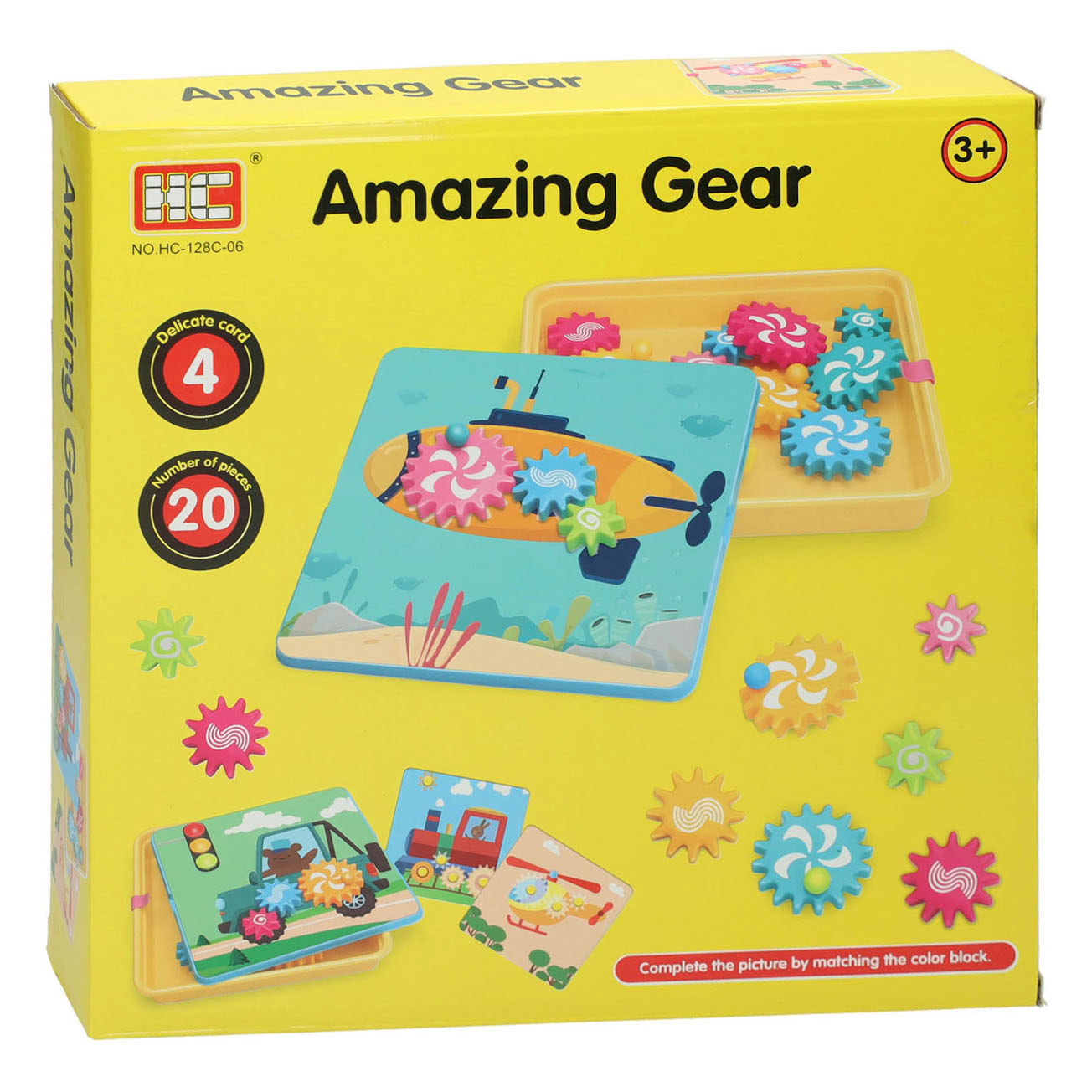 Tandwielenset Geel, 20dlg.