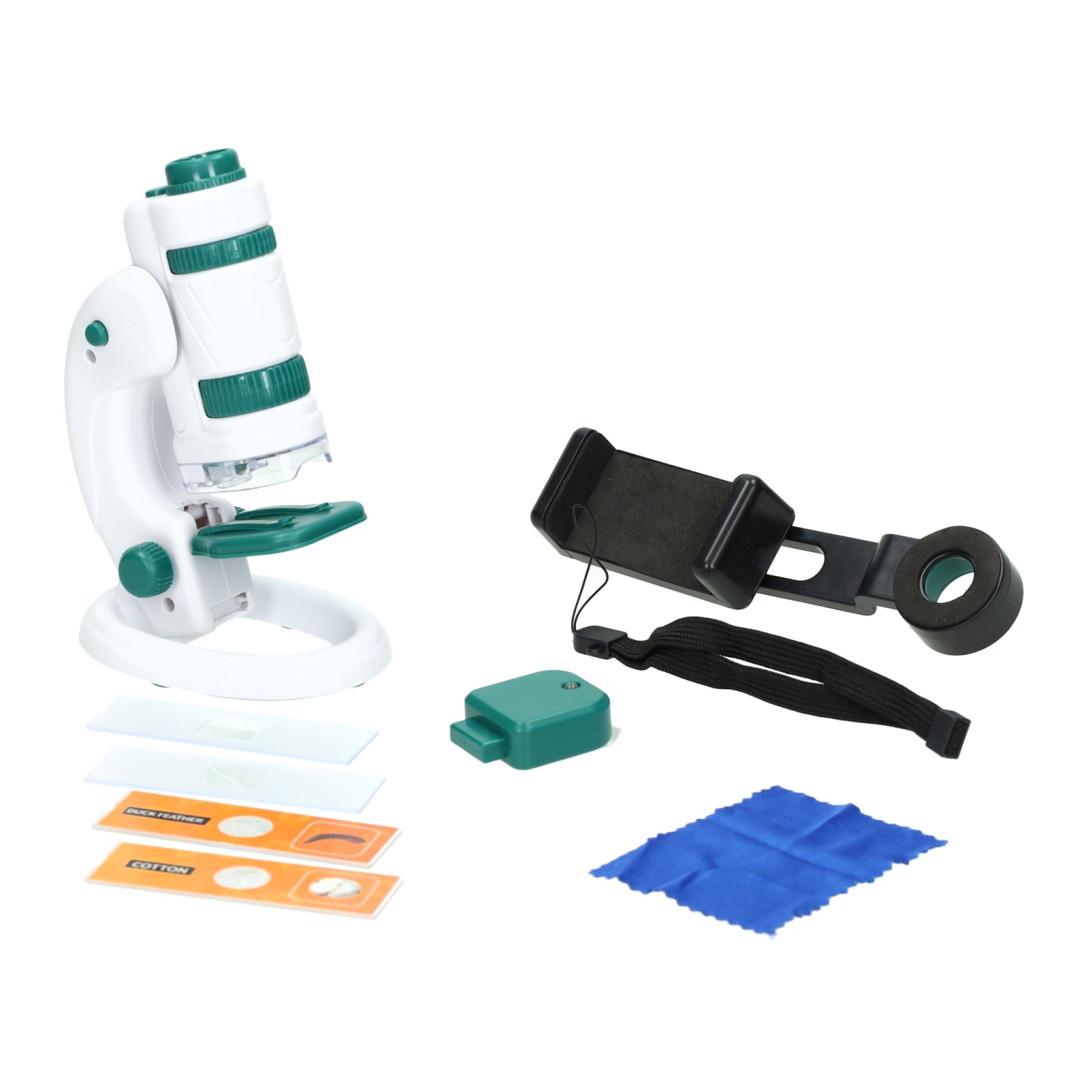 Microscoop Set Groen - 60 tot 180x Zoom