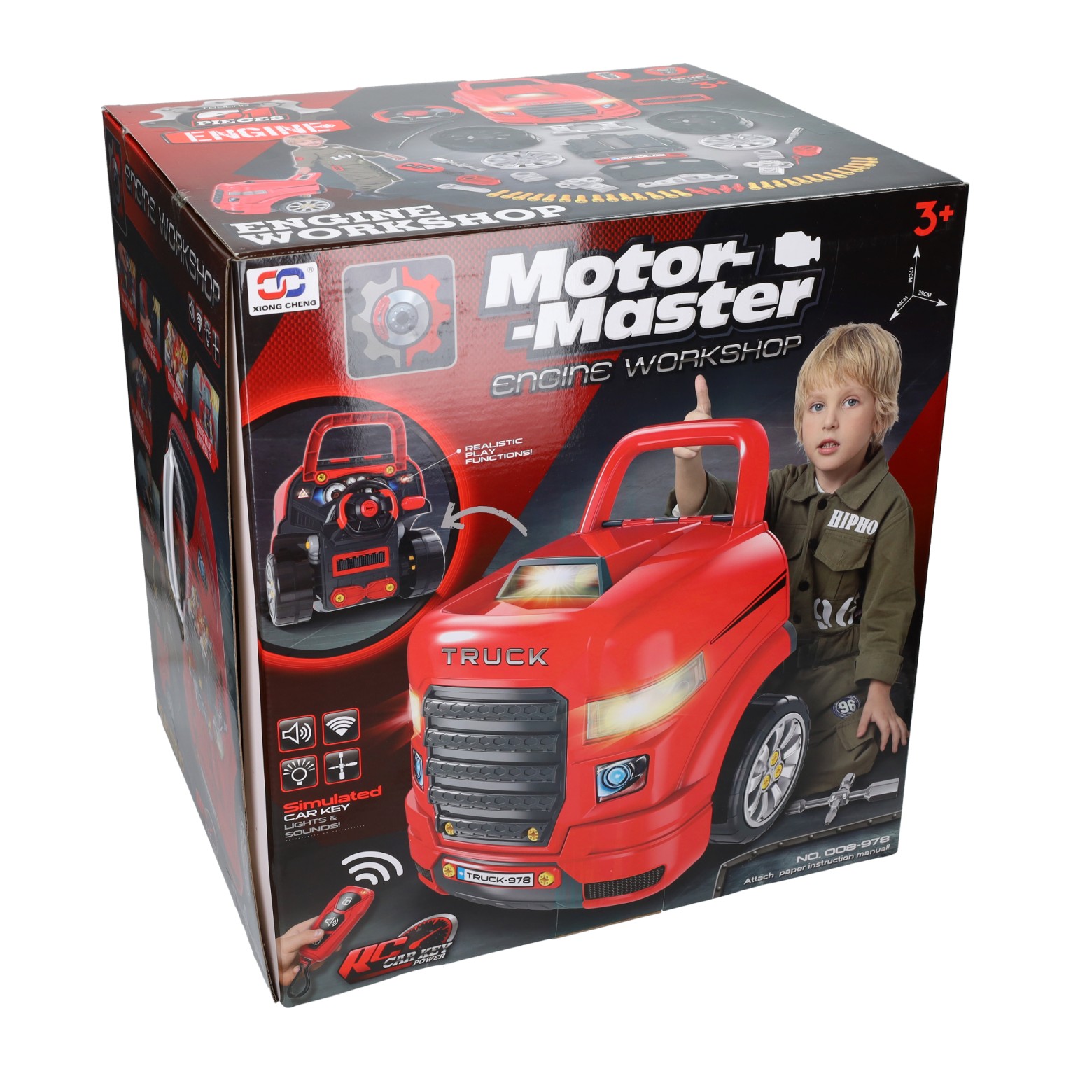 Motorblock mit Licht und Sound