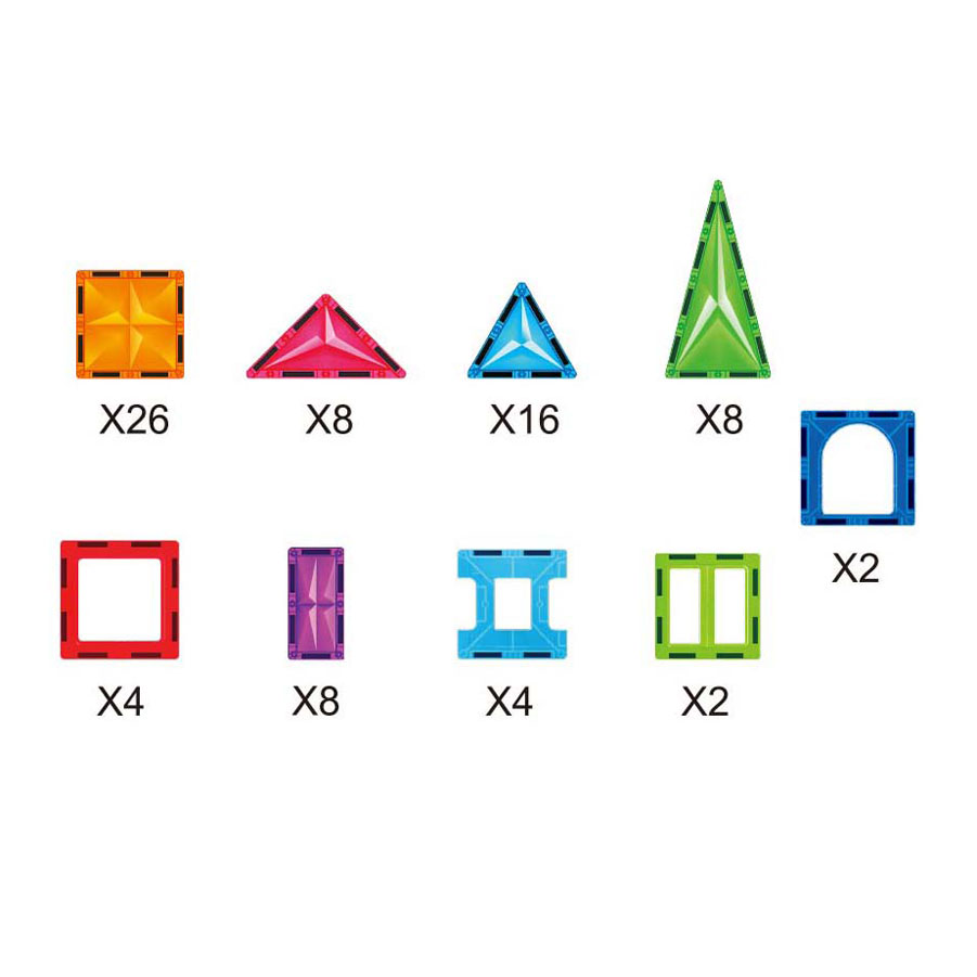 Magnetische Bouwset - 78dlg.