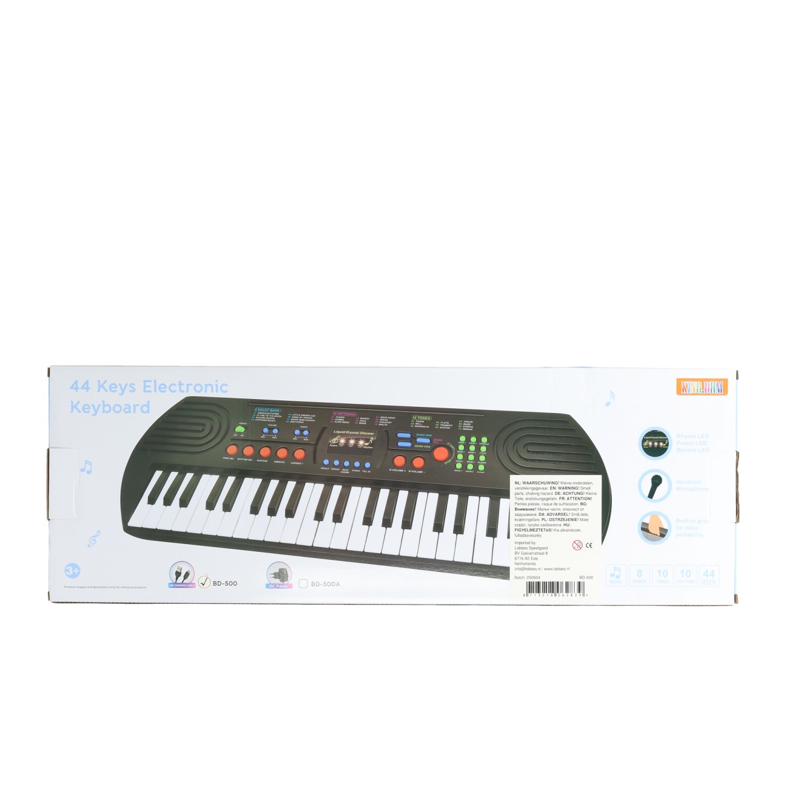 Clavier électronique avec microphone