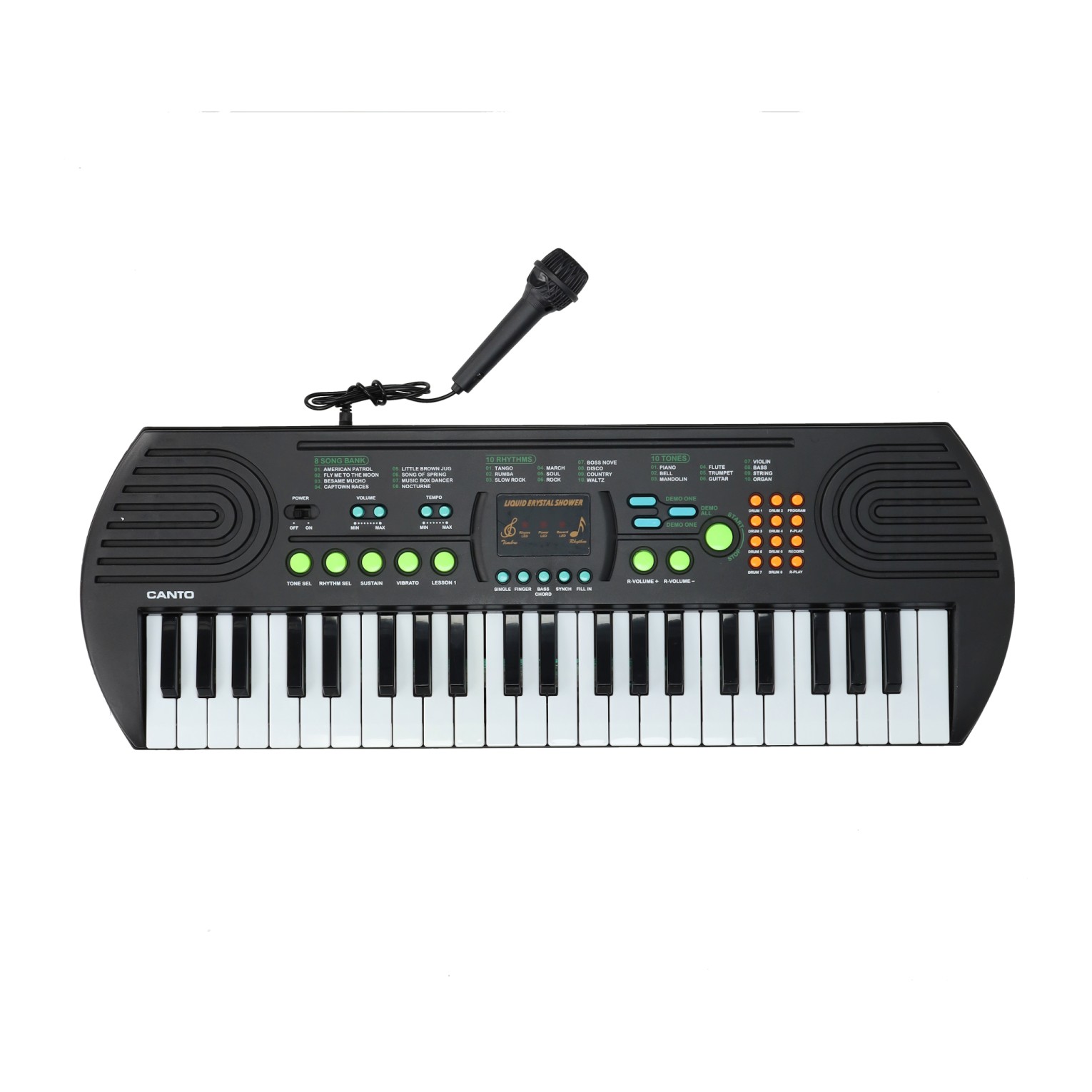 Clavier électronique avec microphone
