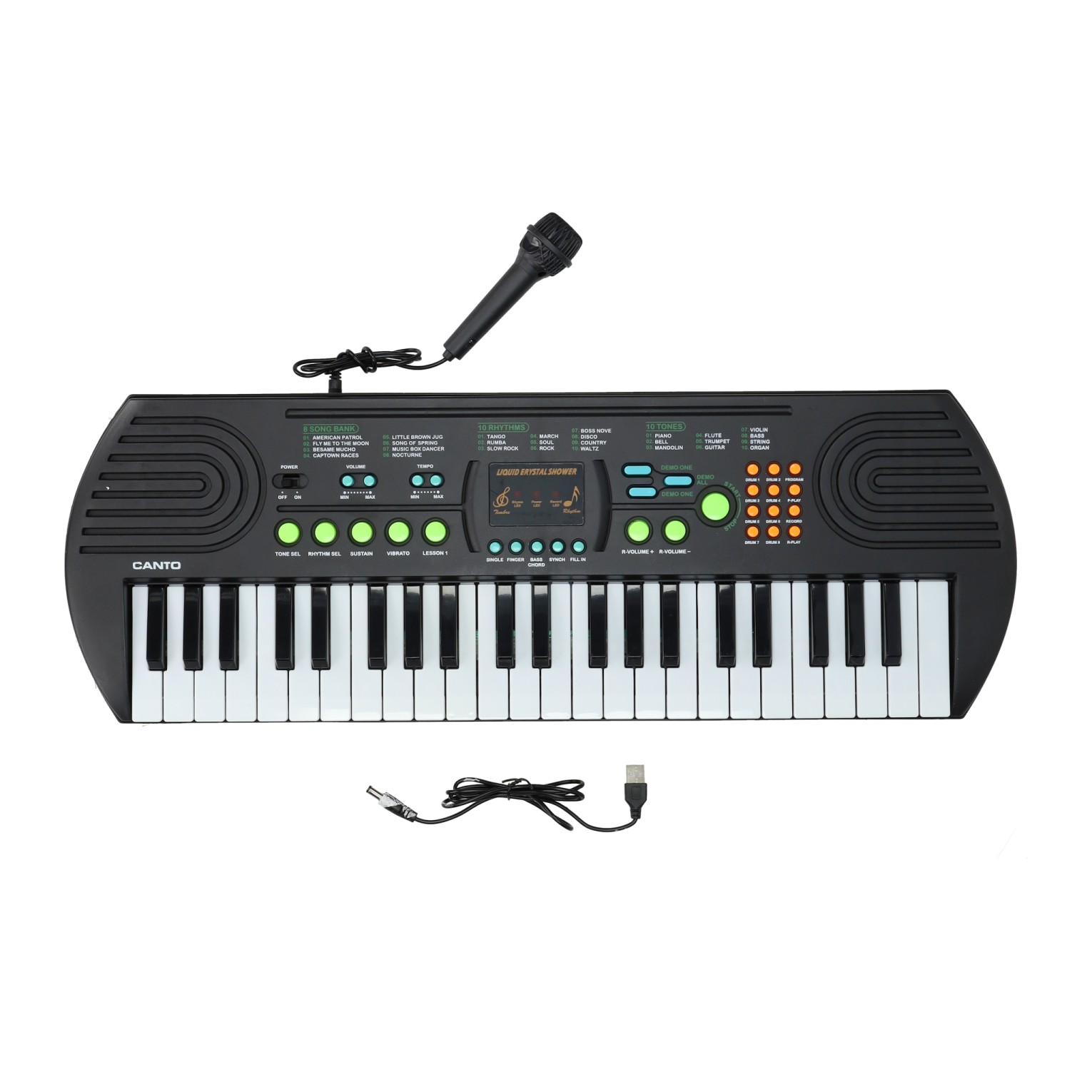 Clavier électronique avec microphone