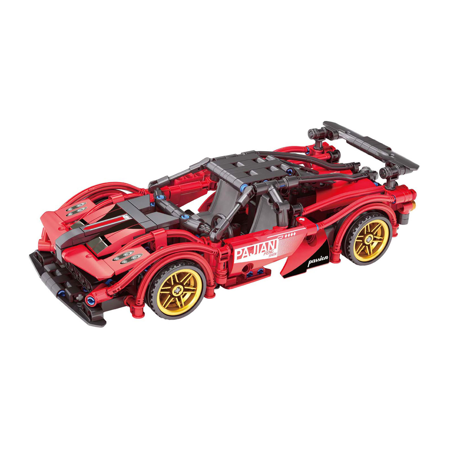 Bouwset Pull Back Auto - 488dlg.