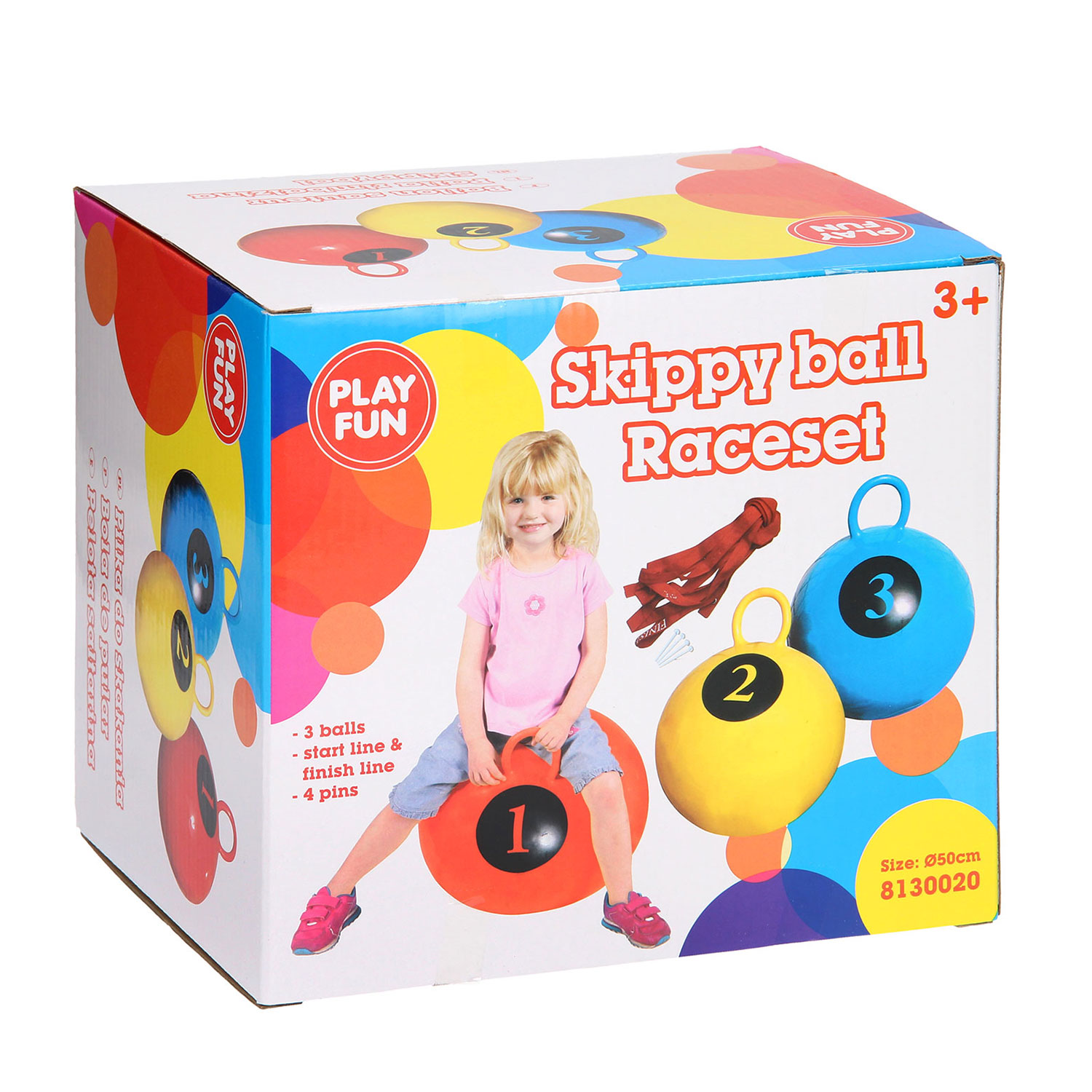 Skippybal Raceset, 3 Skippyballen Set