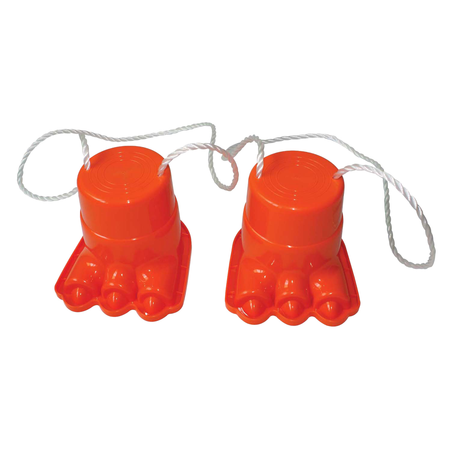 Playfun Laufstelzen Bein Orange, 2er Set