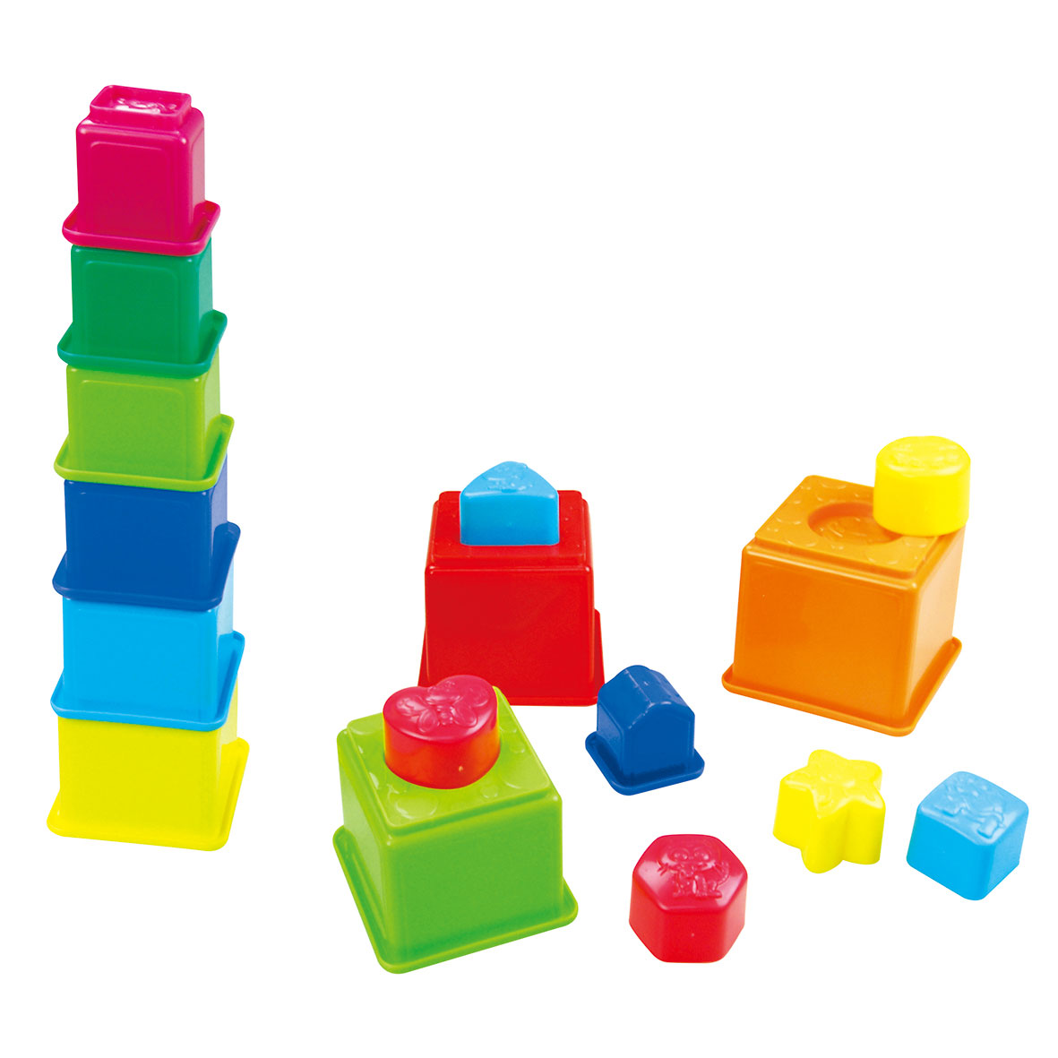 Play à trier et apprendre à empiler des blocs