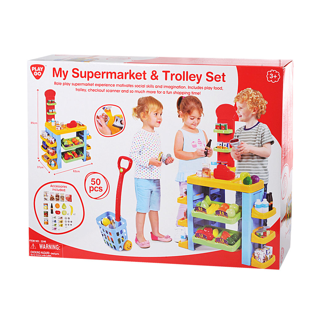 Play Supermarkt & Trolley Set