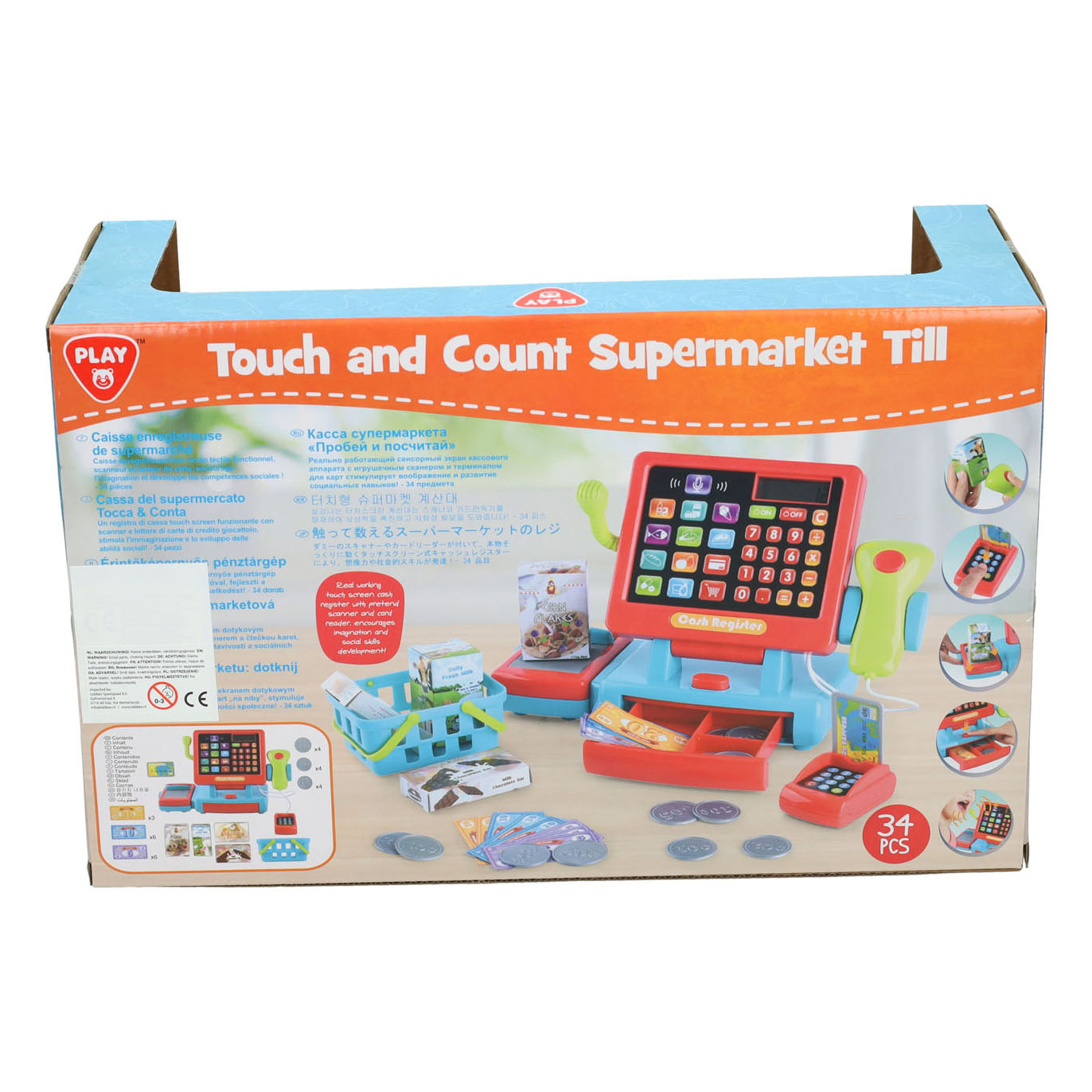 Playgo Spielzeugkasse – 37 dlg.