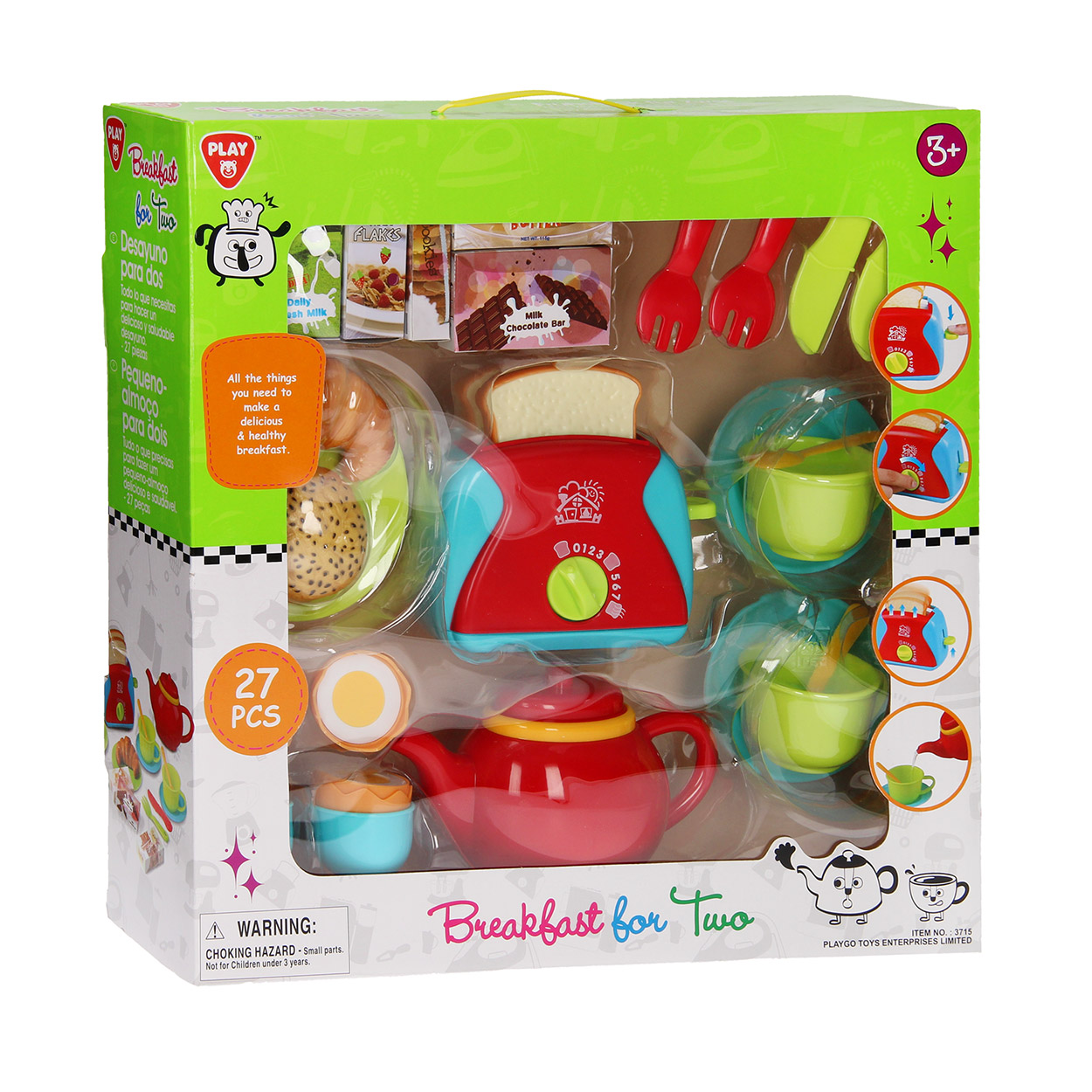 Jeu de petit-déjeuner Play , 27 pcs.