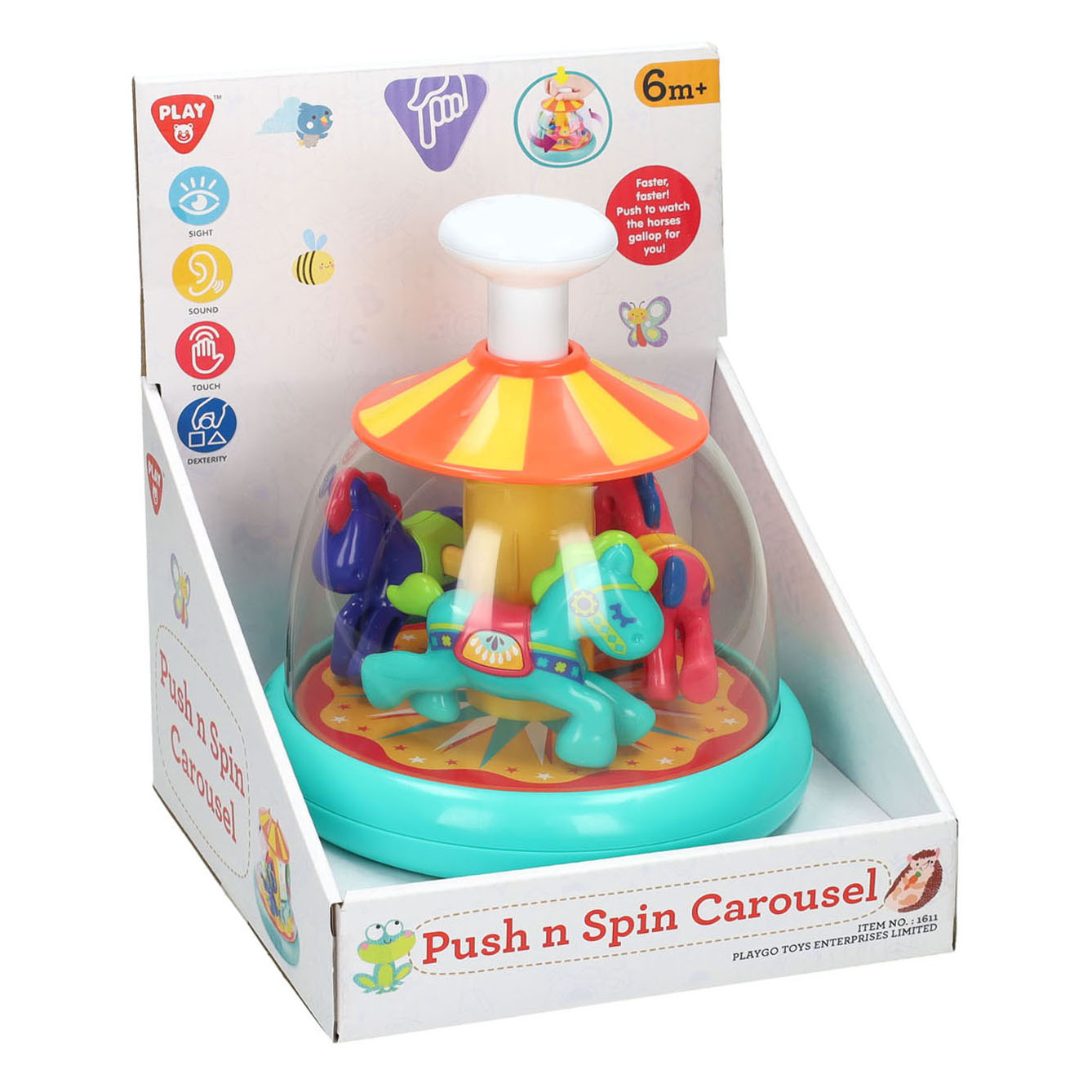 Carrousel à pousser et à tourner Playgo