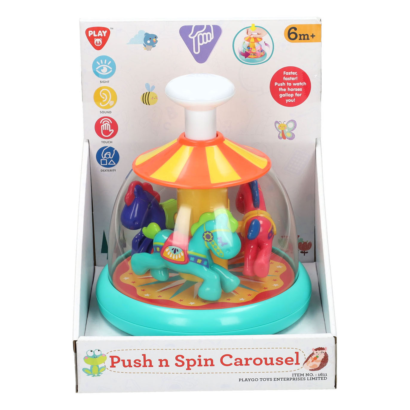 Carrousel à pousser et à tourner Playgo