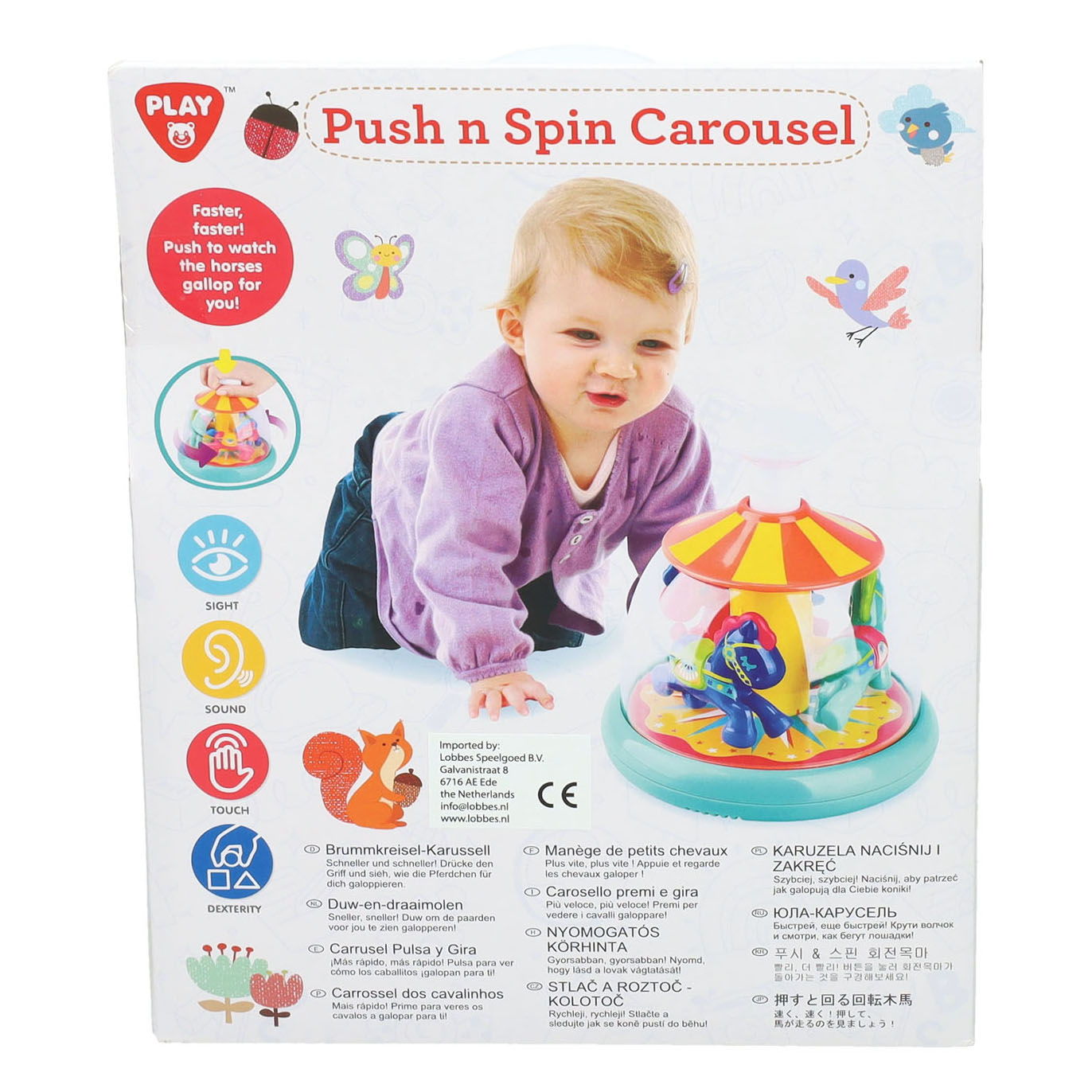 Carrousel à pousser et à tourner Playgo