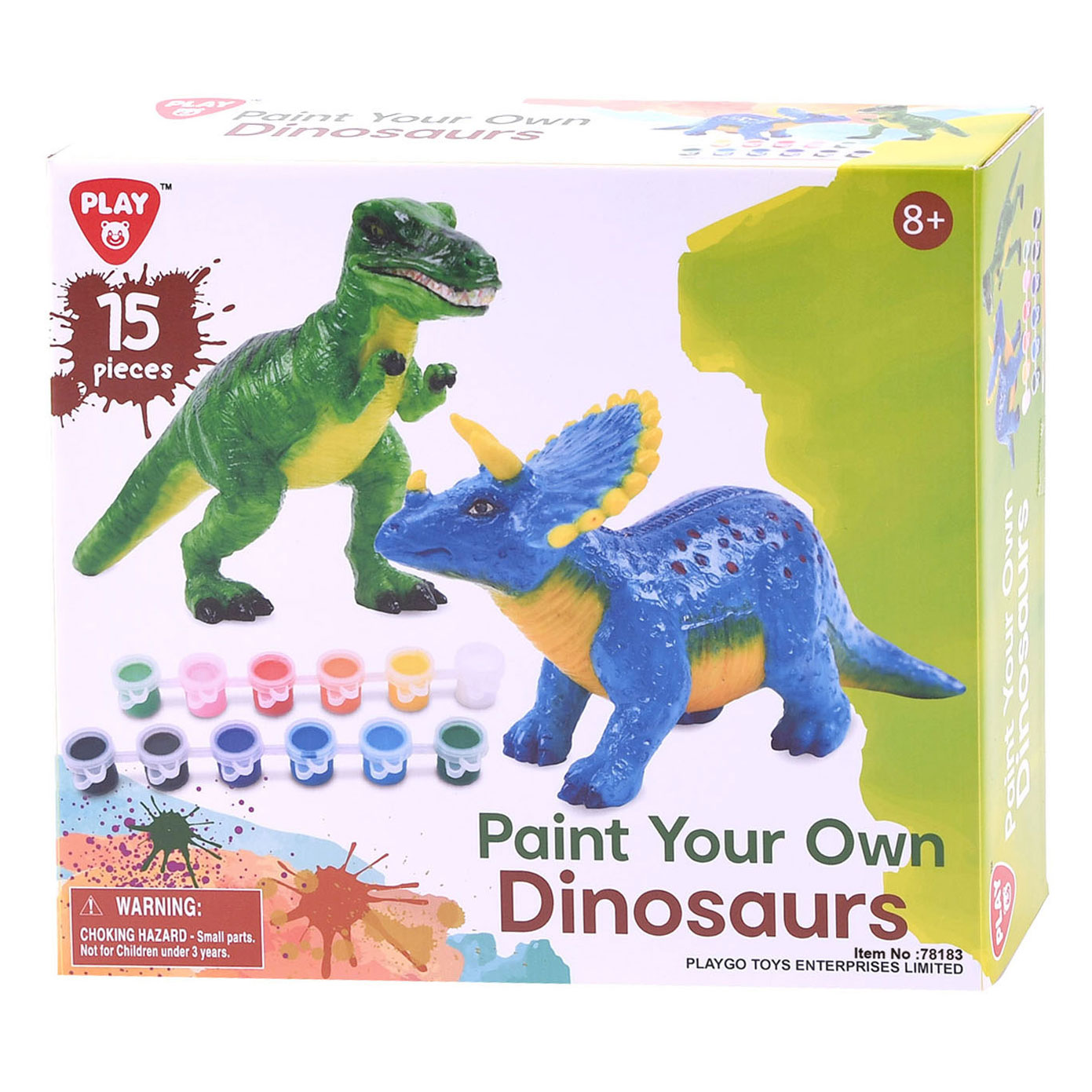 Play à Peignez vos propres dinosaures, 15 pcs.