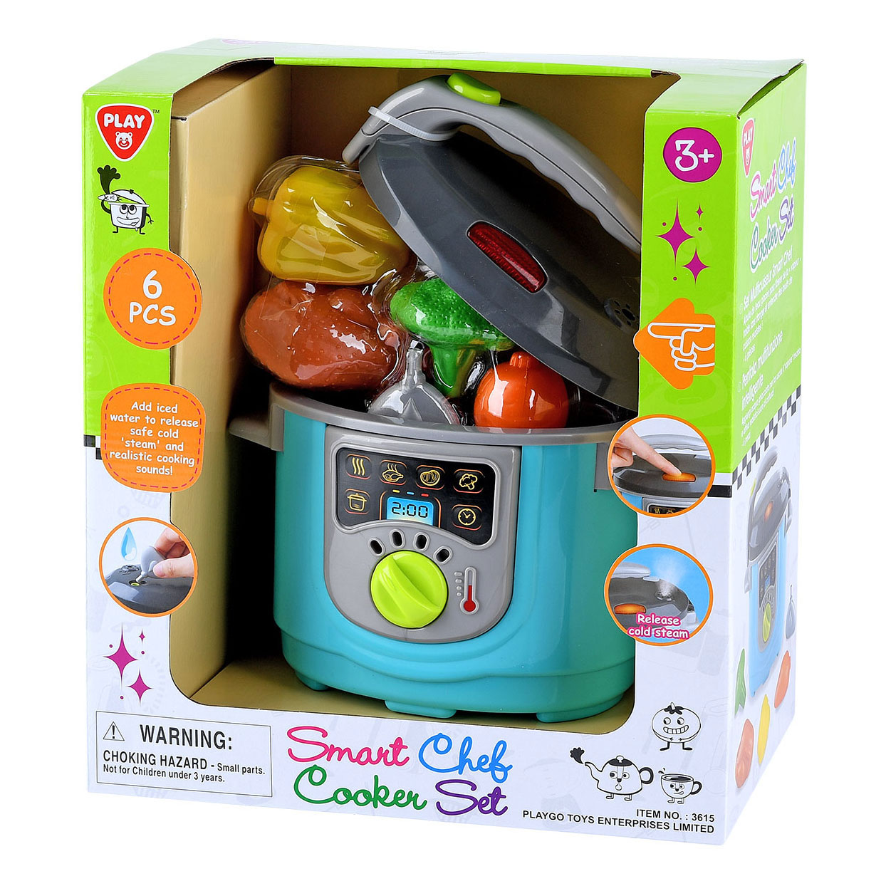 Play au coffret de jeu Smart Cooker, 6 pièces.