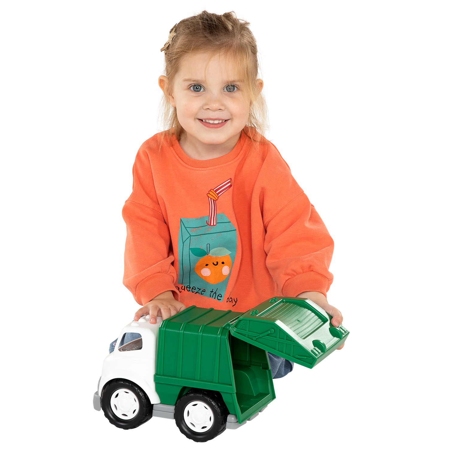 Play Biobased Vuilniswagen Groen