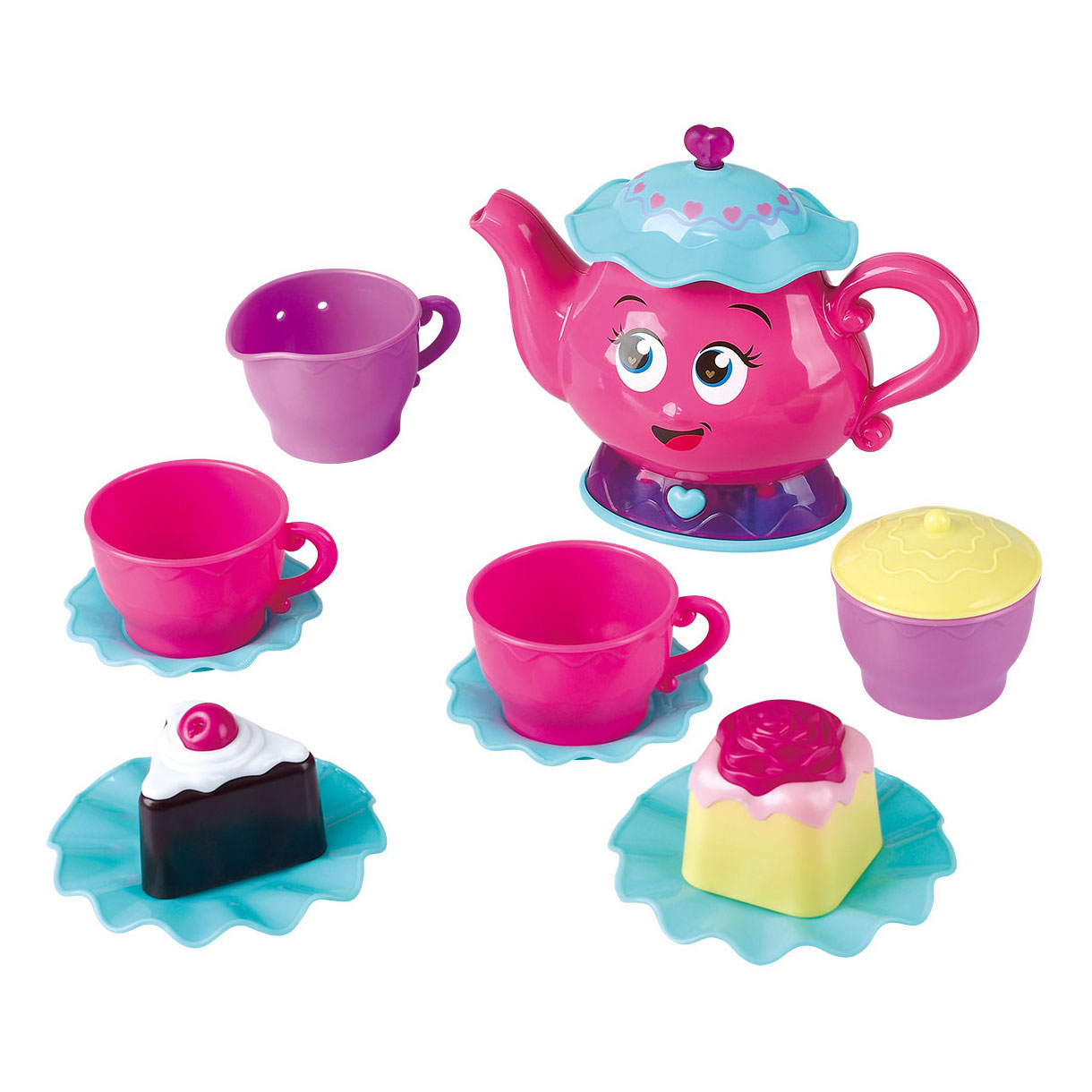 Play Tea Party Teeservice mit Licht und Sound, 12-teilig.