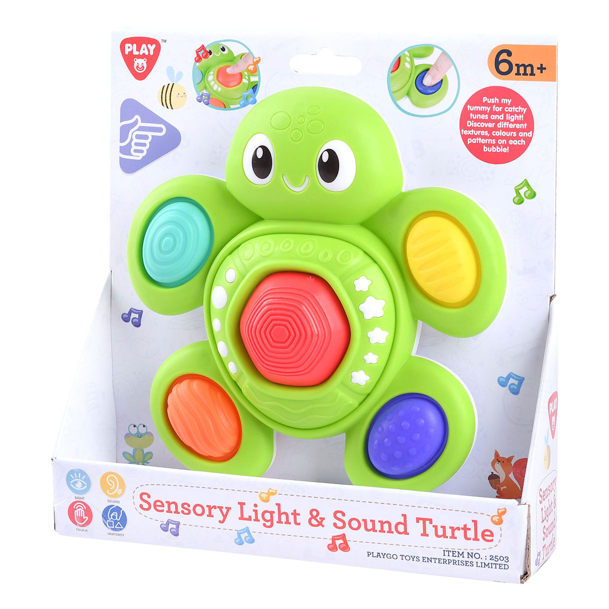 Play Baby Sensory Turtle mit Licht und Ton