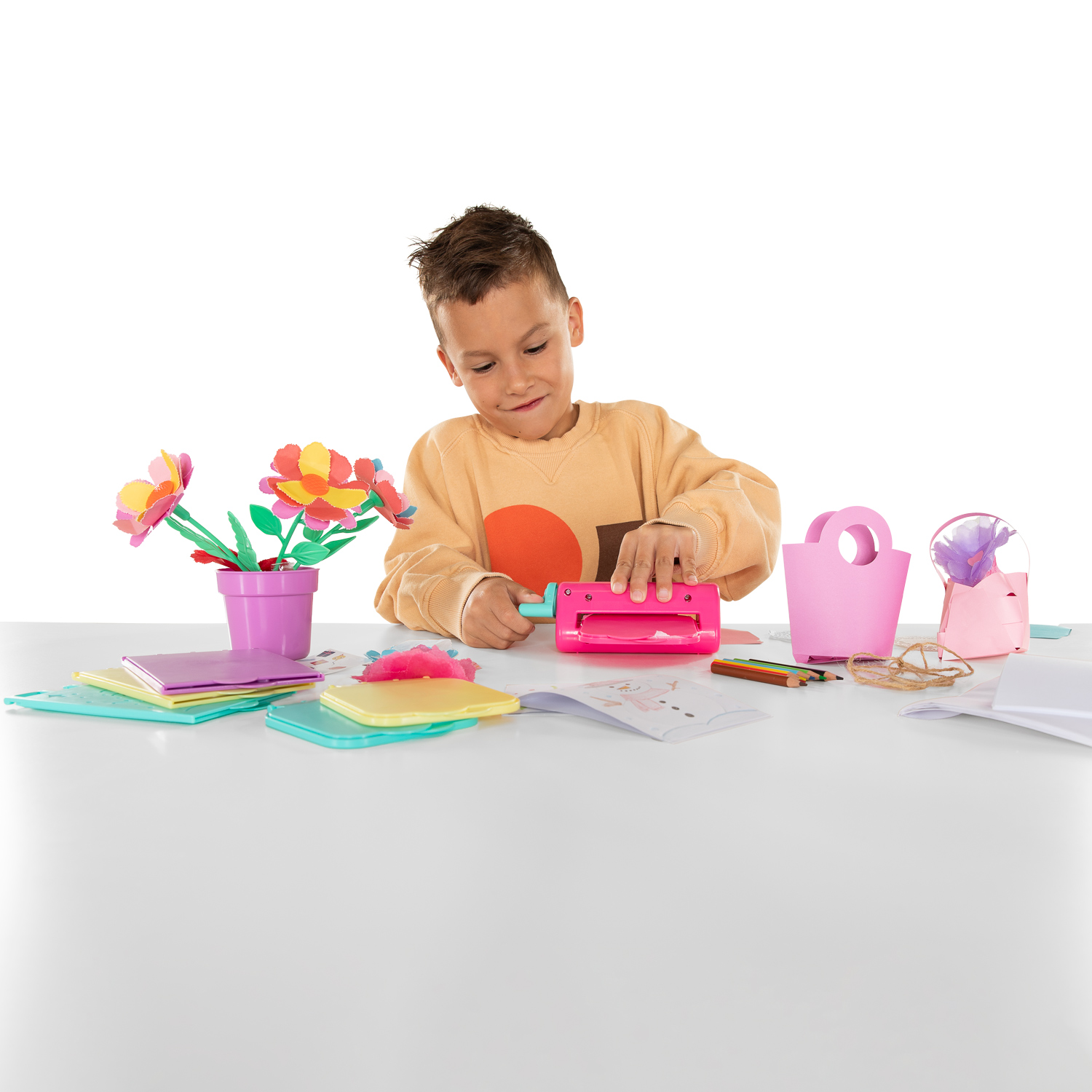 Play Papierblumen-Bastelset, 79-tlg.