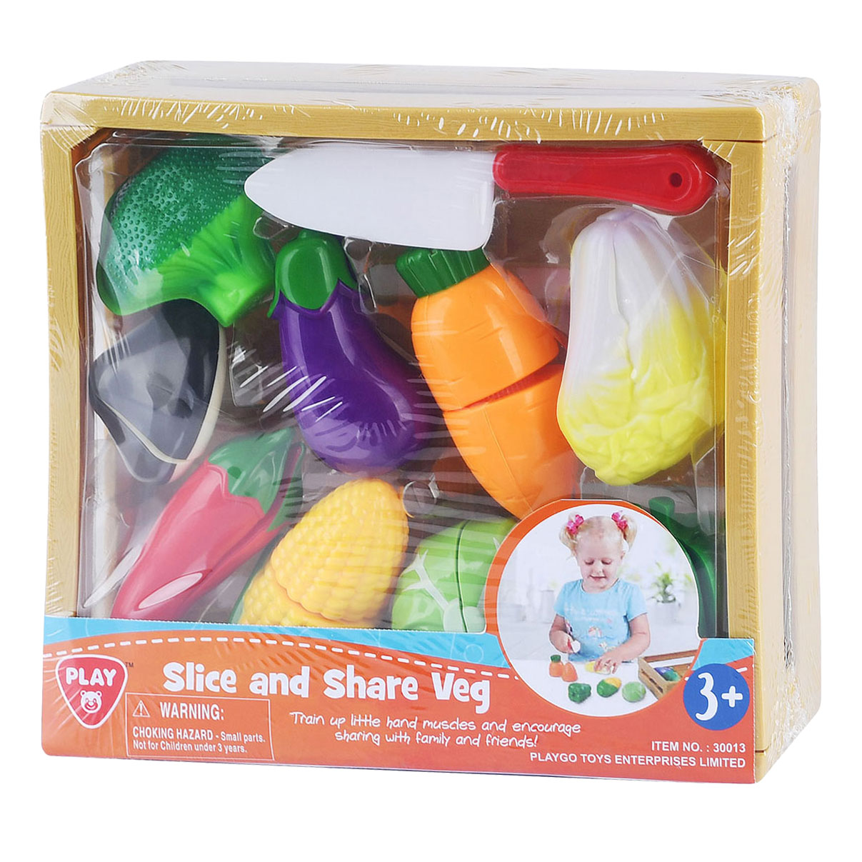 Play Cut Play Légumes en caisse, 11 pcs.