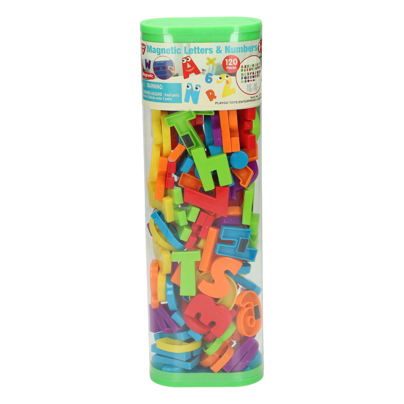 Playgo Magneet Letters en Cijfers, 120dlg.