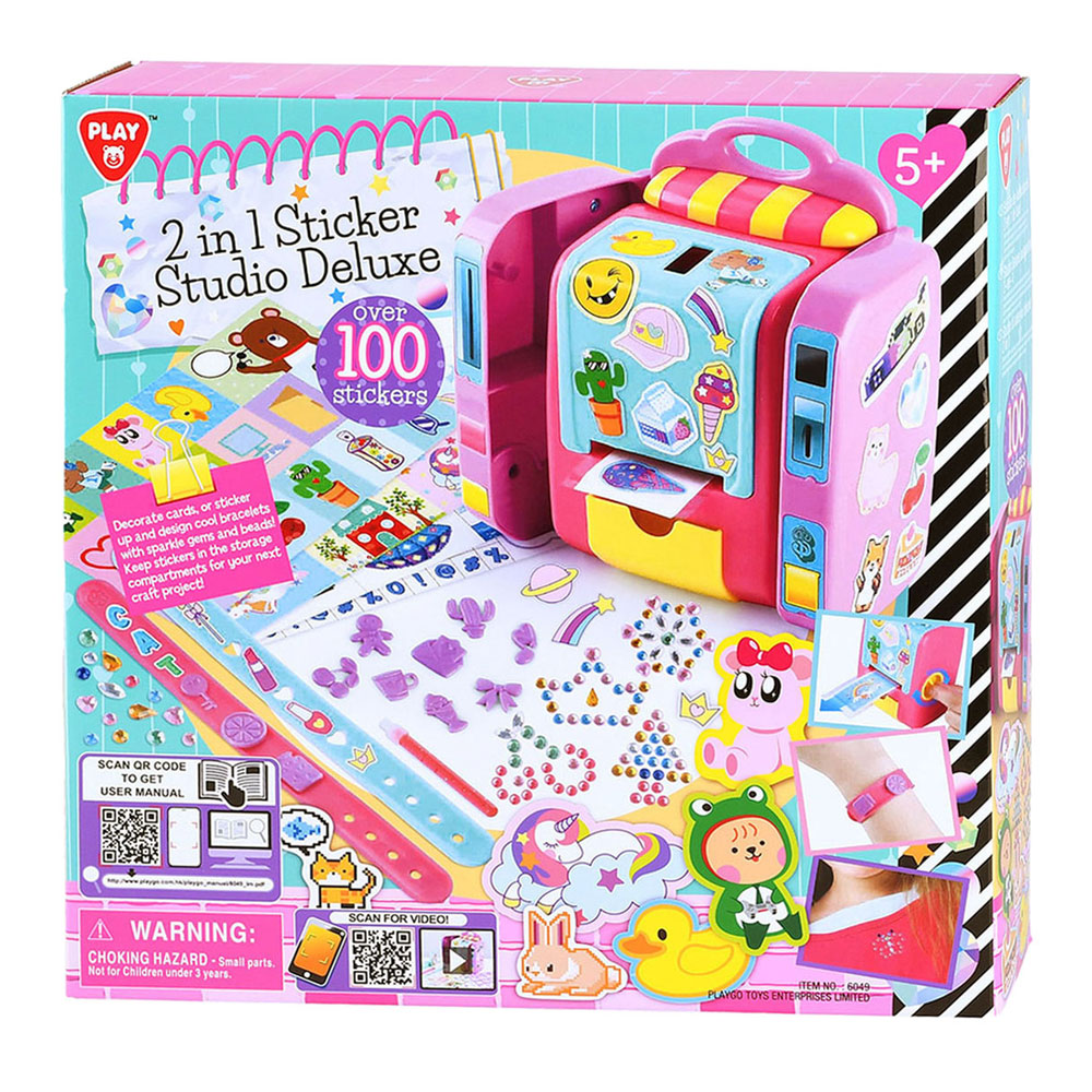 Play 2in1 Sticker Studio Deluxe Sticker Maker, 100 Sticker