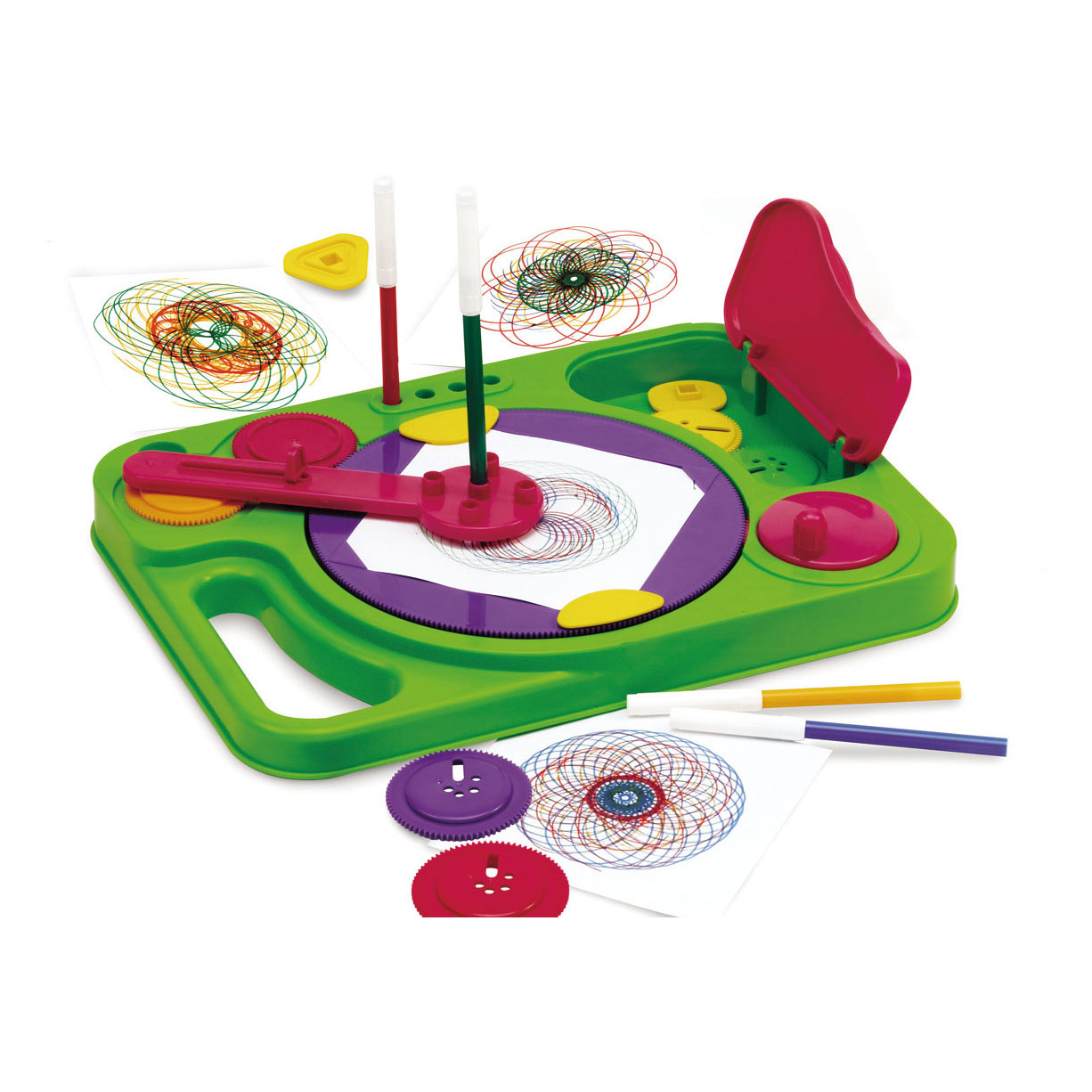 Play Spirograph Master Ensemble de dessin, 19 pièces.