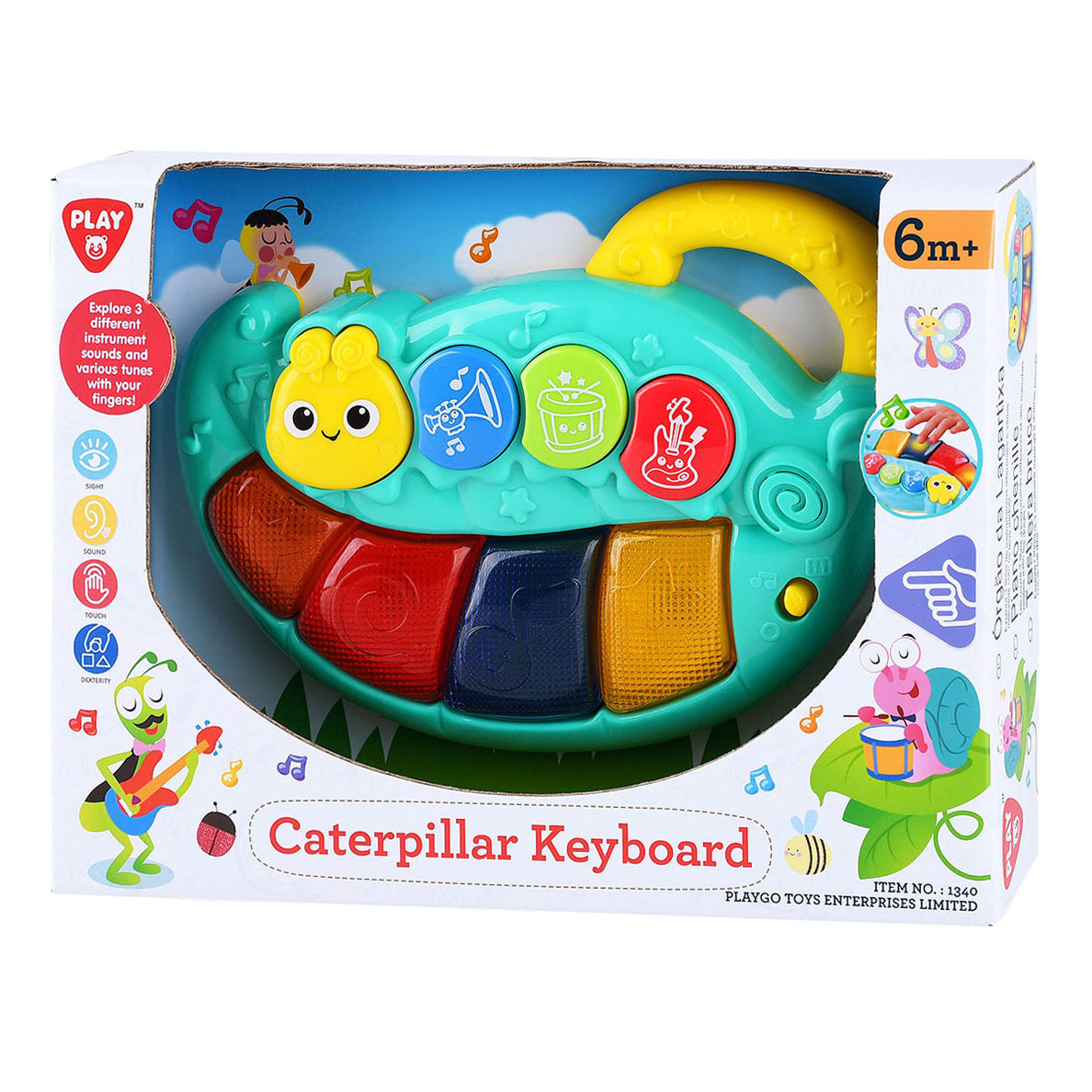 Play au clavier de bébé Caterpillar