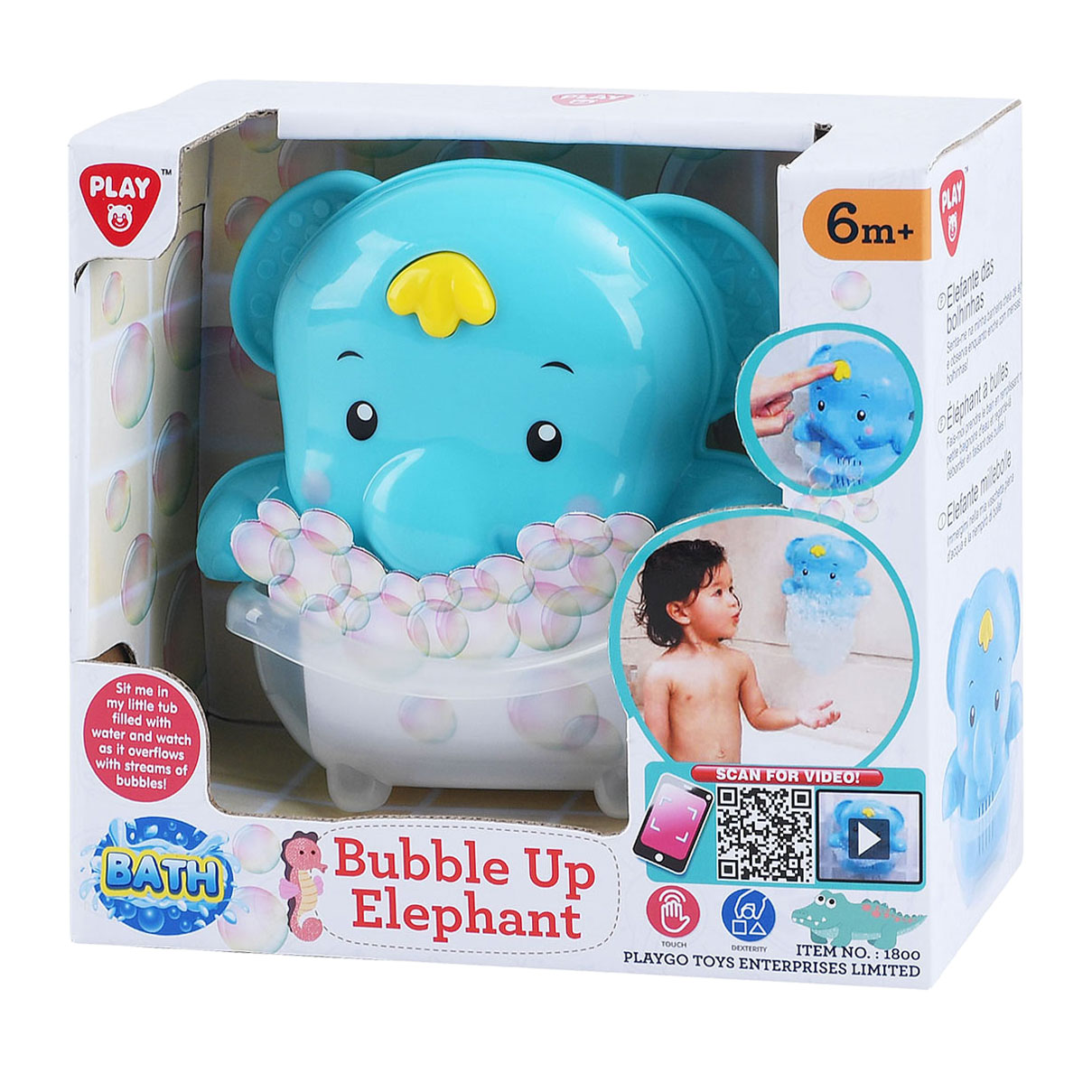 Play Badespielzeug Bubble Elephant