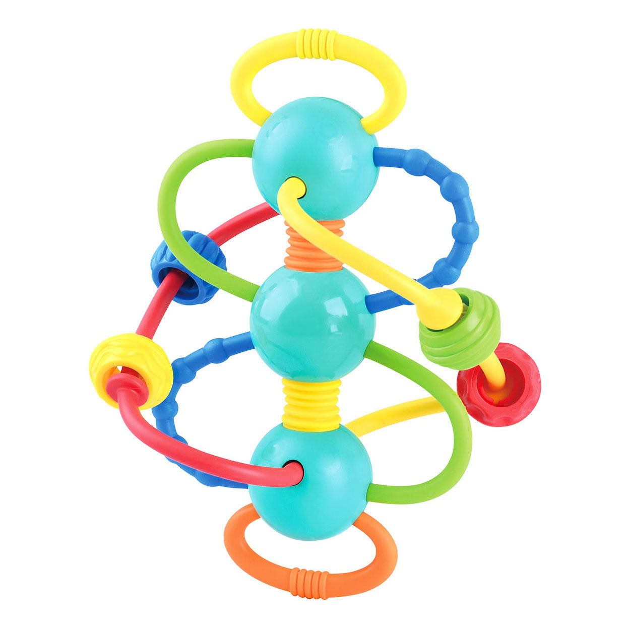 Play aux arches de pliage de jouets pour bébé avec des perles