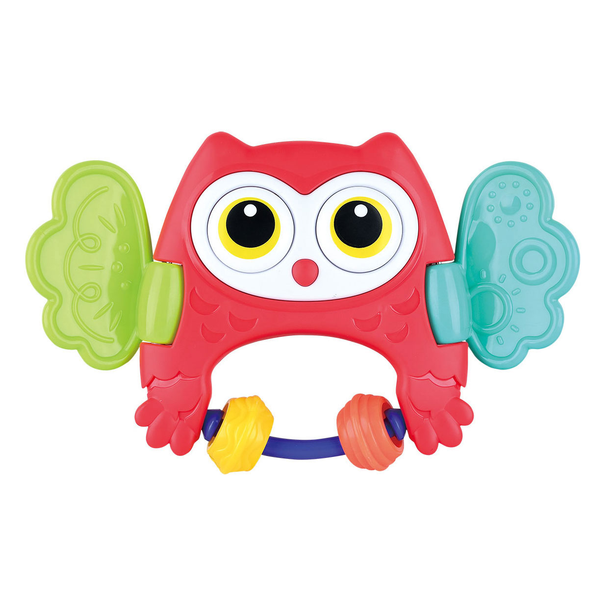 Play Peekaboo Hibou Hochet Rouge