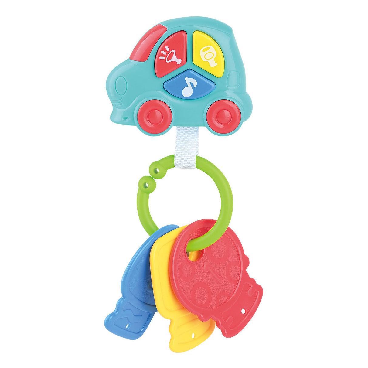 Play Baby Clés de voiture bleues, 4 pcs.