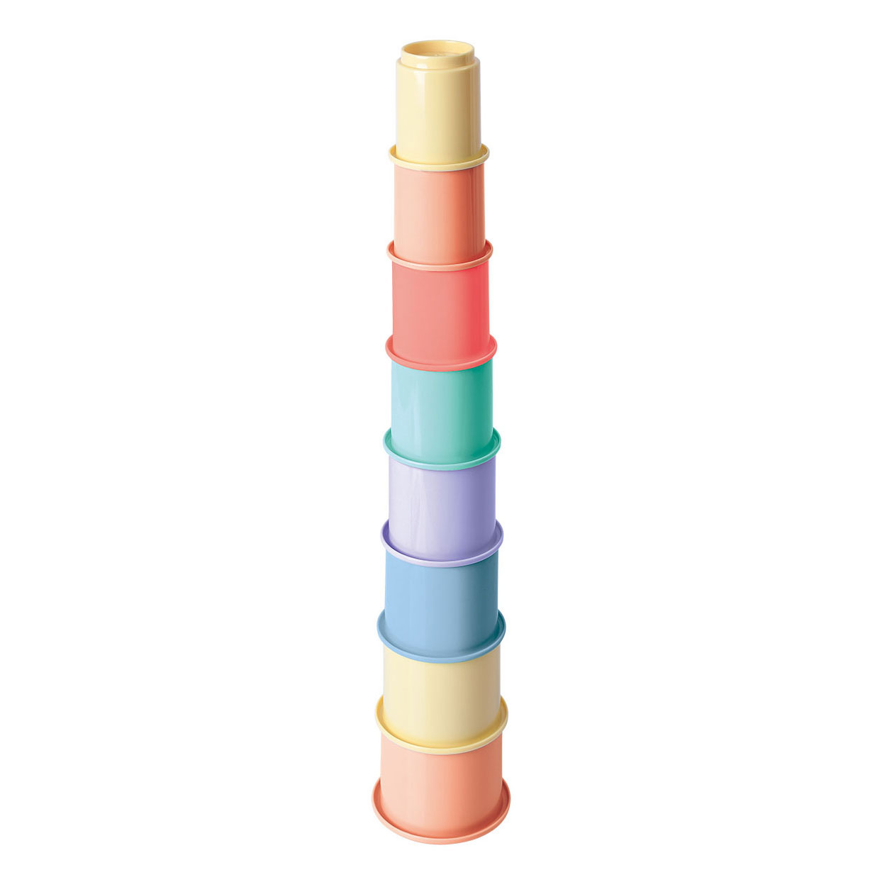 Play aux blocs empilables arc-en-ciel, 8 pcs.