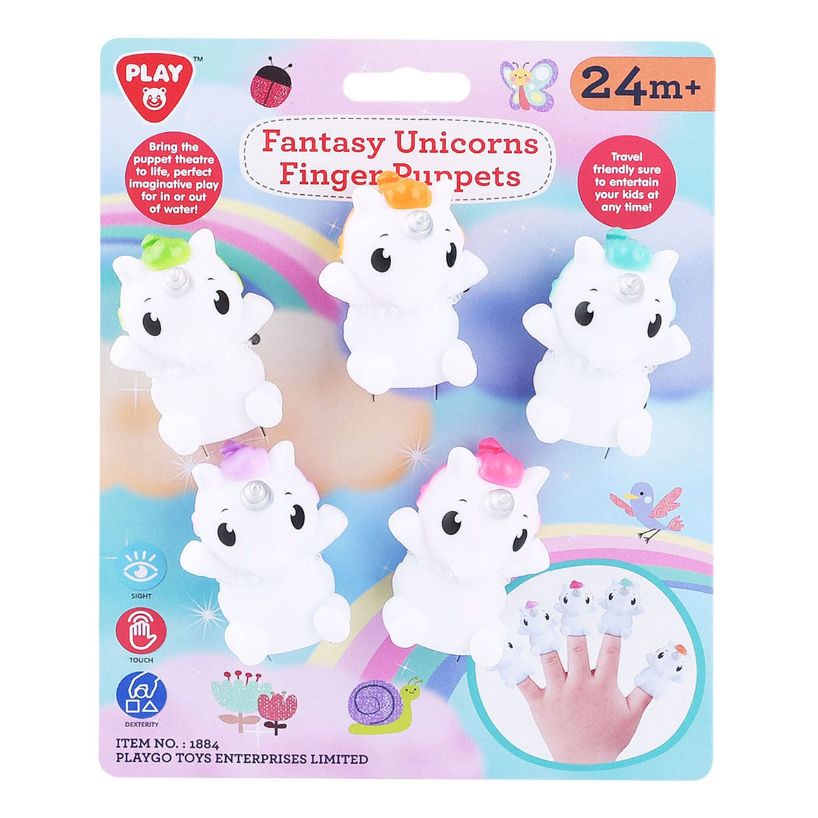 Play Finger Puppets Licorne, 5 pcs.