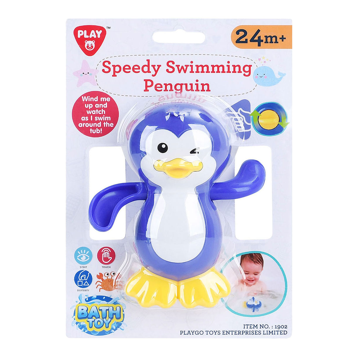 Play de bain pingouin nageur rapide