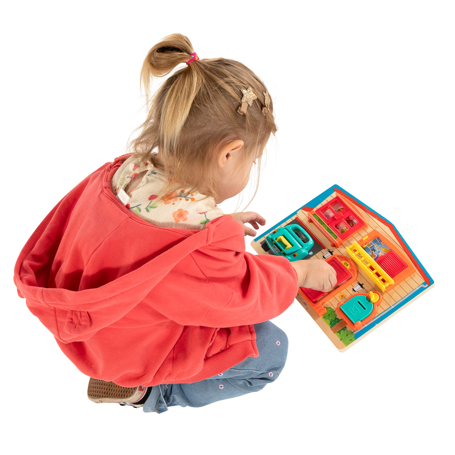 Play „Entsperren und Entdecken“-Spielbrett „Wood House“