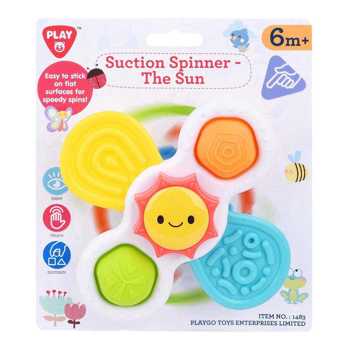 Playgo Spinner met Zuignap