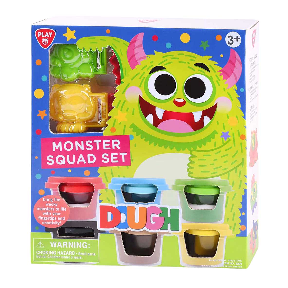 Playgo Monster Bende Kleiset - 6 Kleipotjes