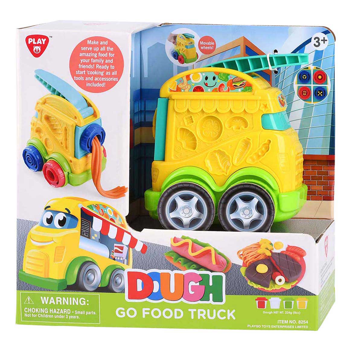 Playgo Food Truck Ton-Set - 4 Tontöpfe