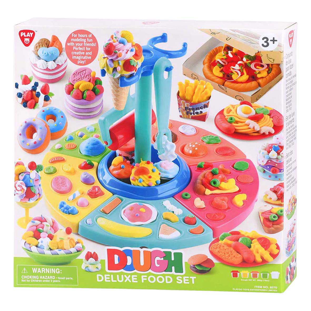 Playgo Luxe Eet Kleiset - 5 Kleipotjes