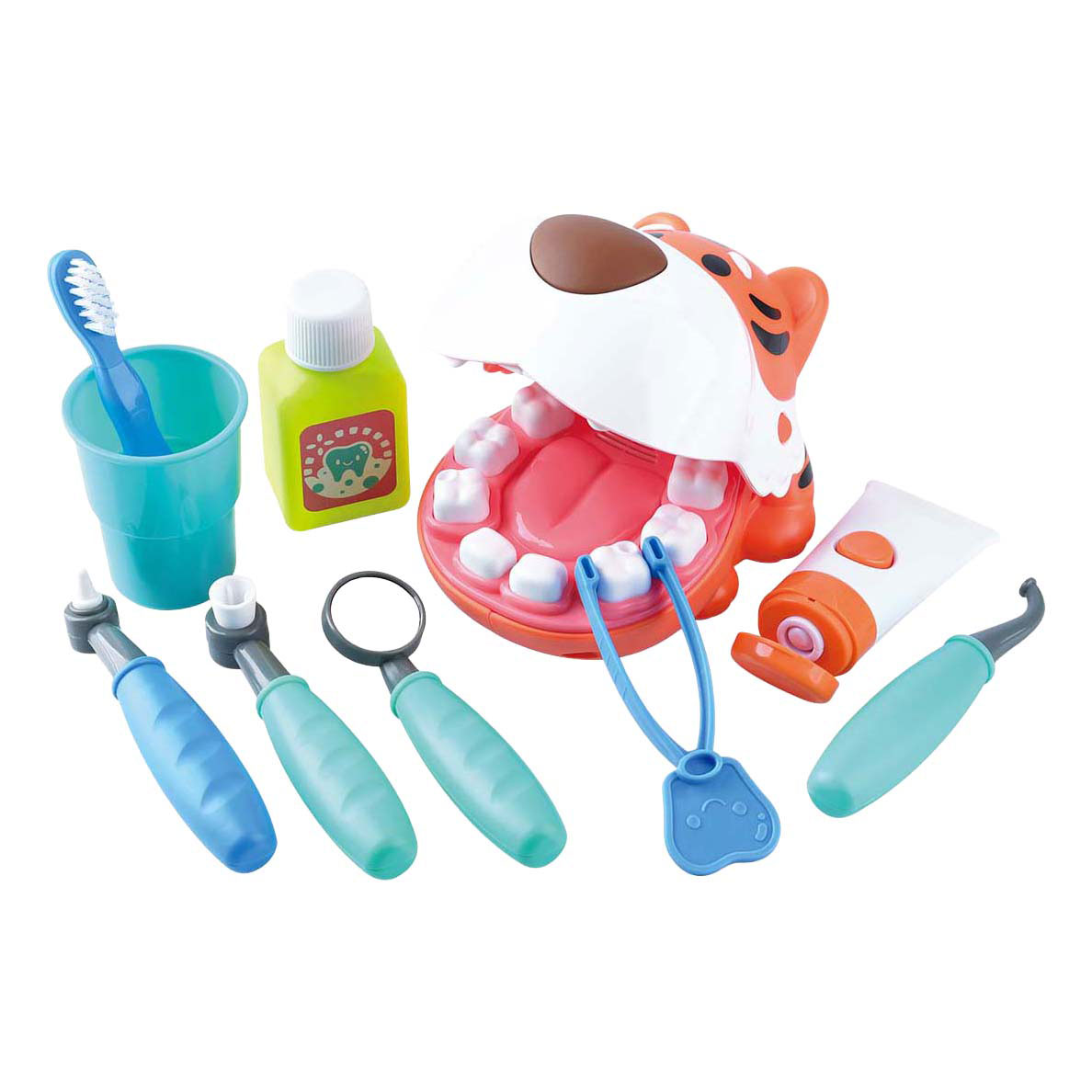 Playgo Tijger Tandarts Set - 14dlg.