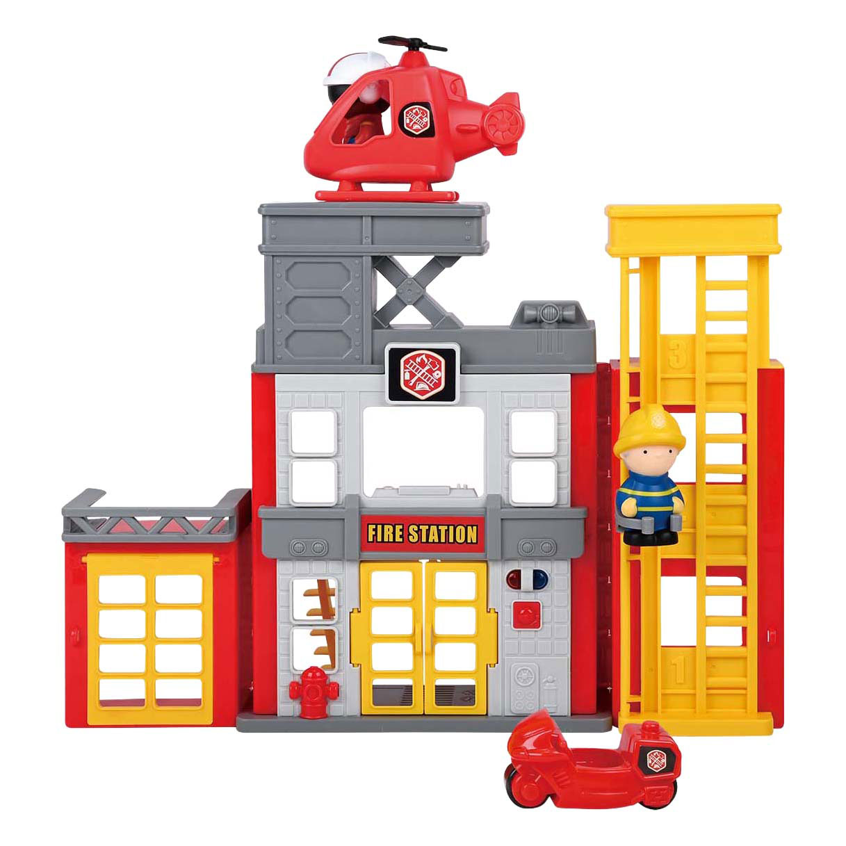 Playgo Rescue Heroes Brandweerkazerne - 7dlg.