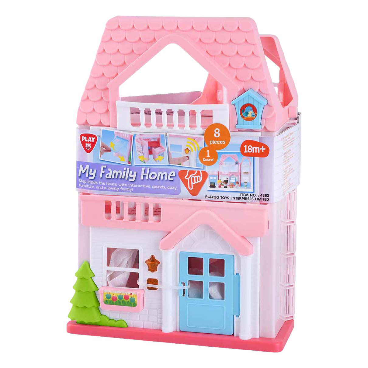 Playgo Mein Familienhaus - 8-teilig.