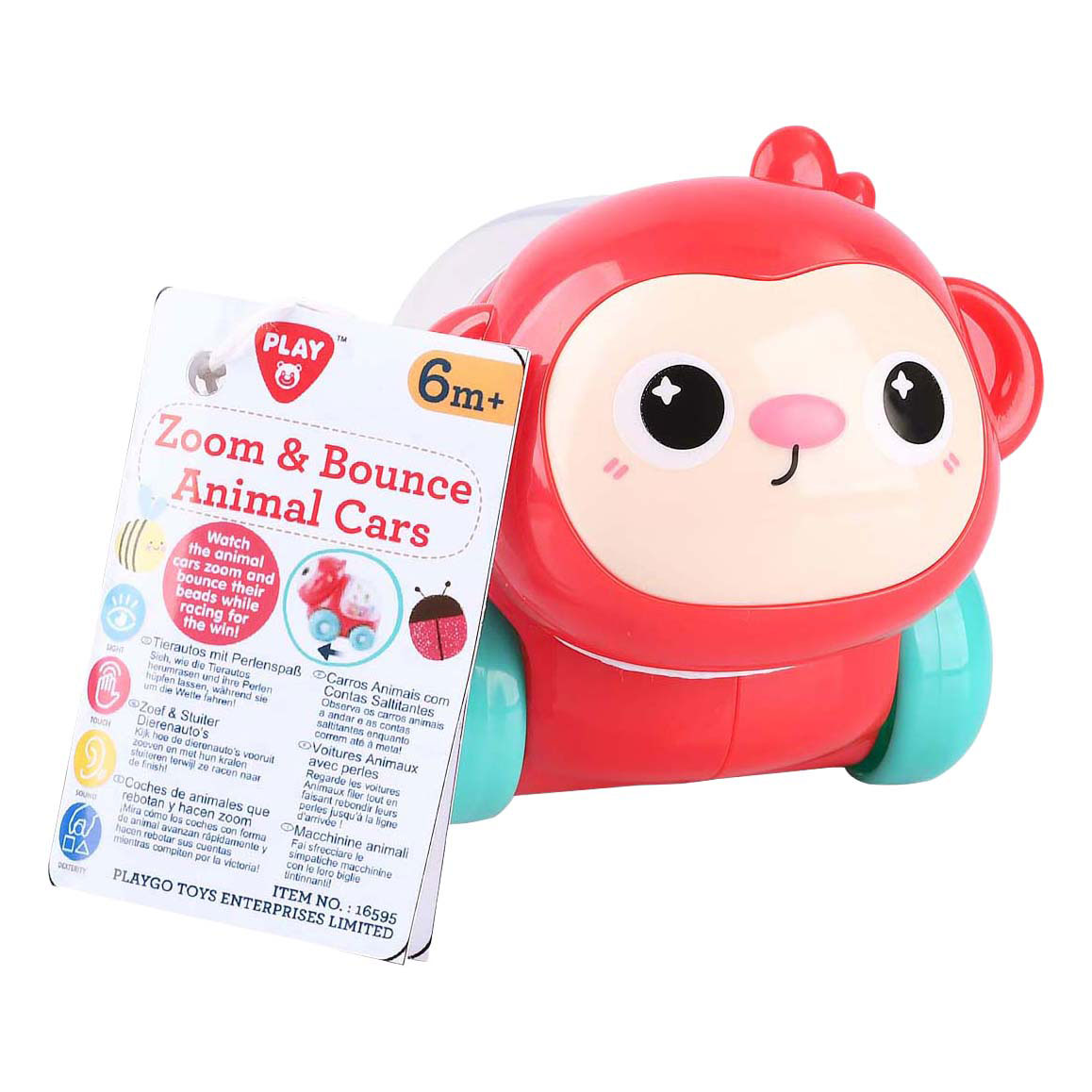 Playgo Zoom & Bounce Dierenauto